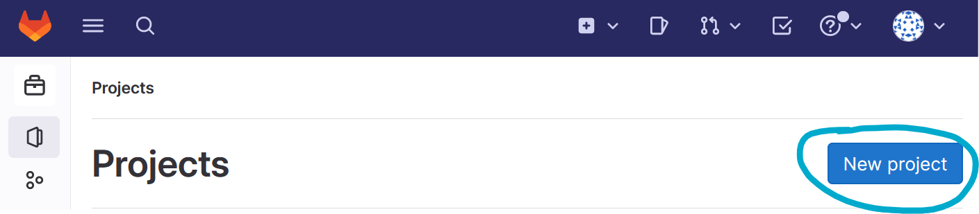 GitLab New Project